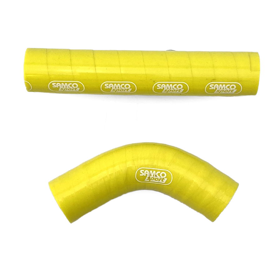 COOLANT HOSE 2 PIECE KIT YELLOW 16-25 TRS 125 250 280 300 ONE RAGA SAMCO SPORT TRS-1-YE thumbnail 3