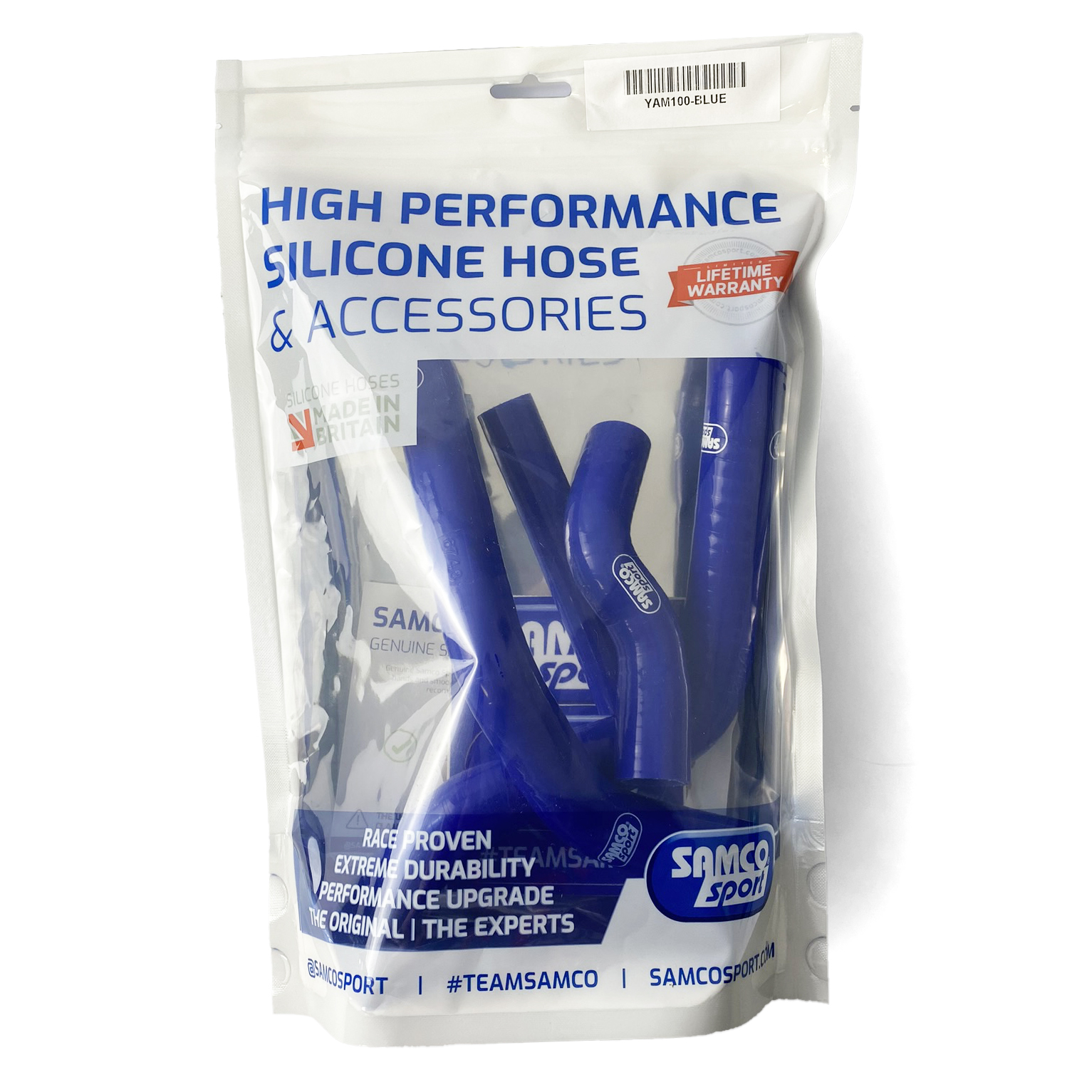 COOLANT HOSE 4 PIECE KIT BLUE YAMAHA 250 YZF/WRF SAMCO SPORT YAM-100-BU thumbnail 2