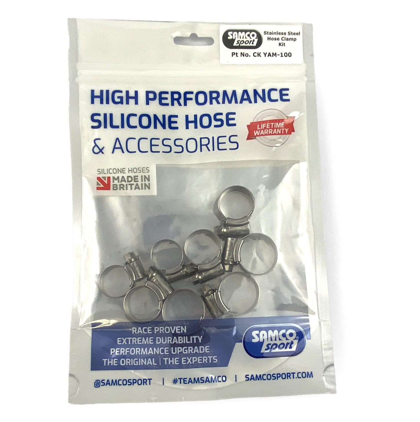COOLANT HOSE STAINLESS KALE CLAMP KIT YAMAHA 250 YZF/WRF SAMCO SPORT CKYAM-100 thumbnail 2