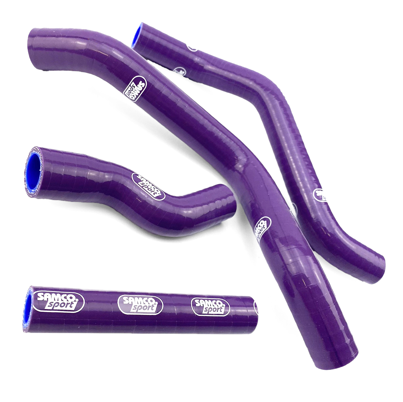 COOLANT HOSE 4 PIECE KIT PURPLE YAMAHA 250 YZF/WRF SAMCO SPORT YAM-100-PU image 1
