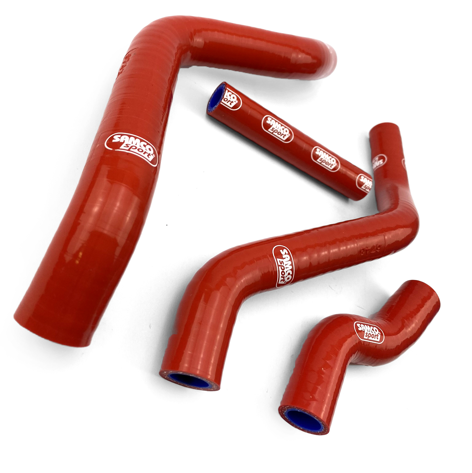 COOLANT HOSE 4 PIECE KIT RED YAMAHA 250 YZF/WRF SAMCO SPORT YAM-100-RD image 1
