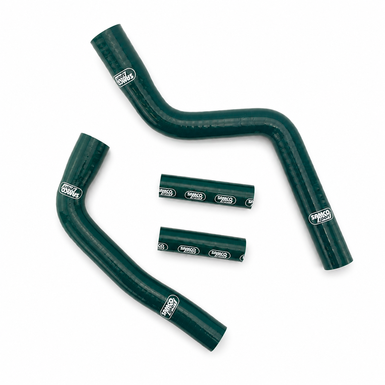 COOLANT HOSE 4 PIECE KIT GREEN 02-26 YAMAHA 125 YZ SAMCO SPORT YAM-29-BRG image 1