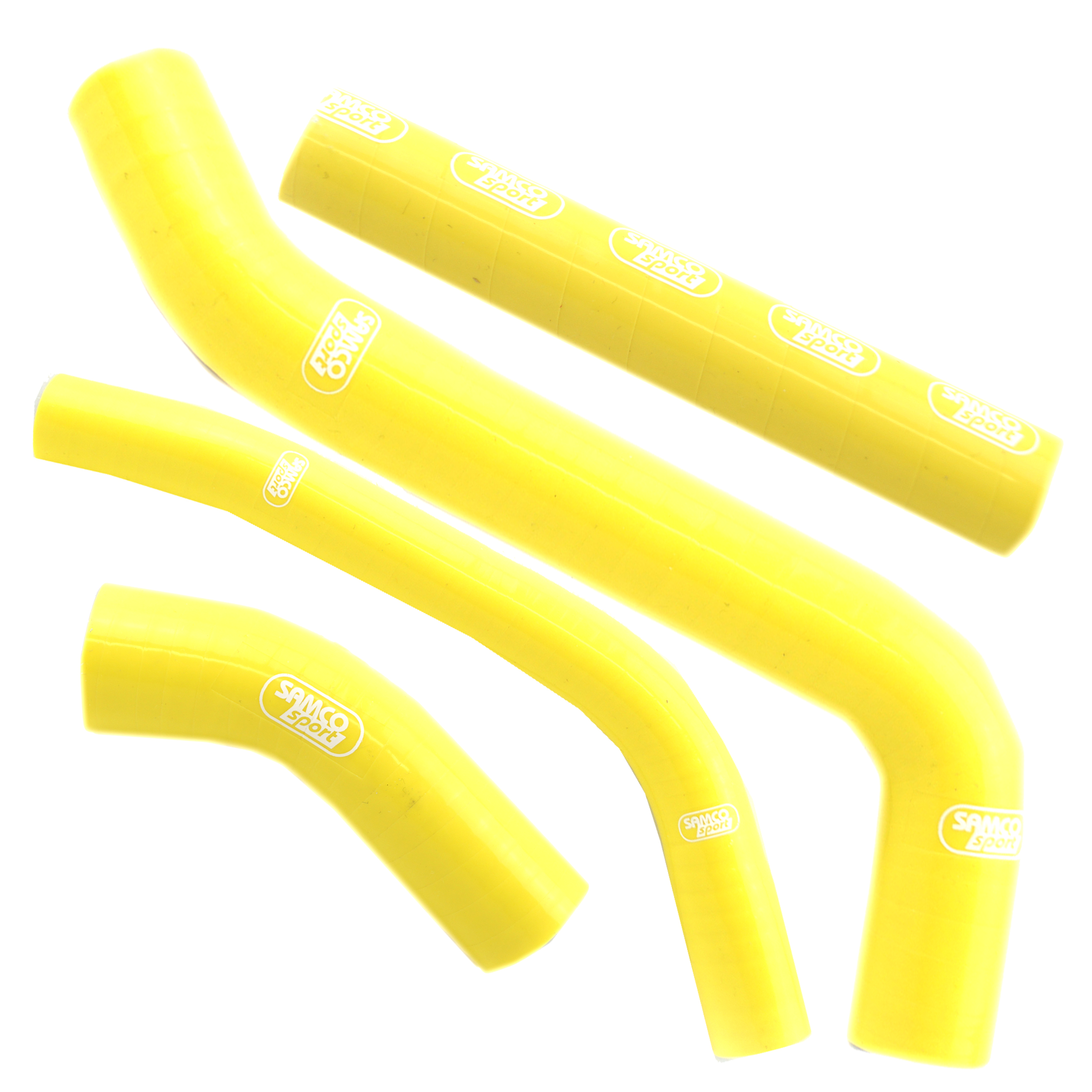 COOLANT HOSE 4 PIECE KIT YELLOW 10-13 YAMAHA 450 YZ F SAMCO SPORT YAM-47-YE image 1