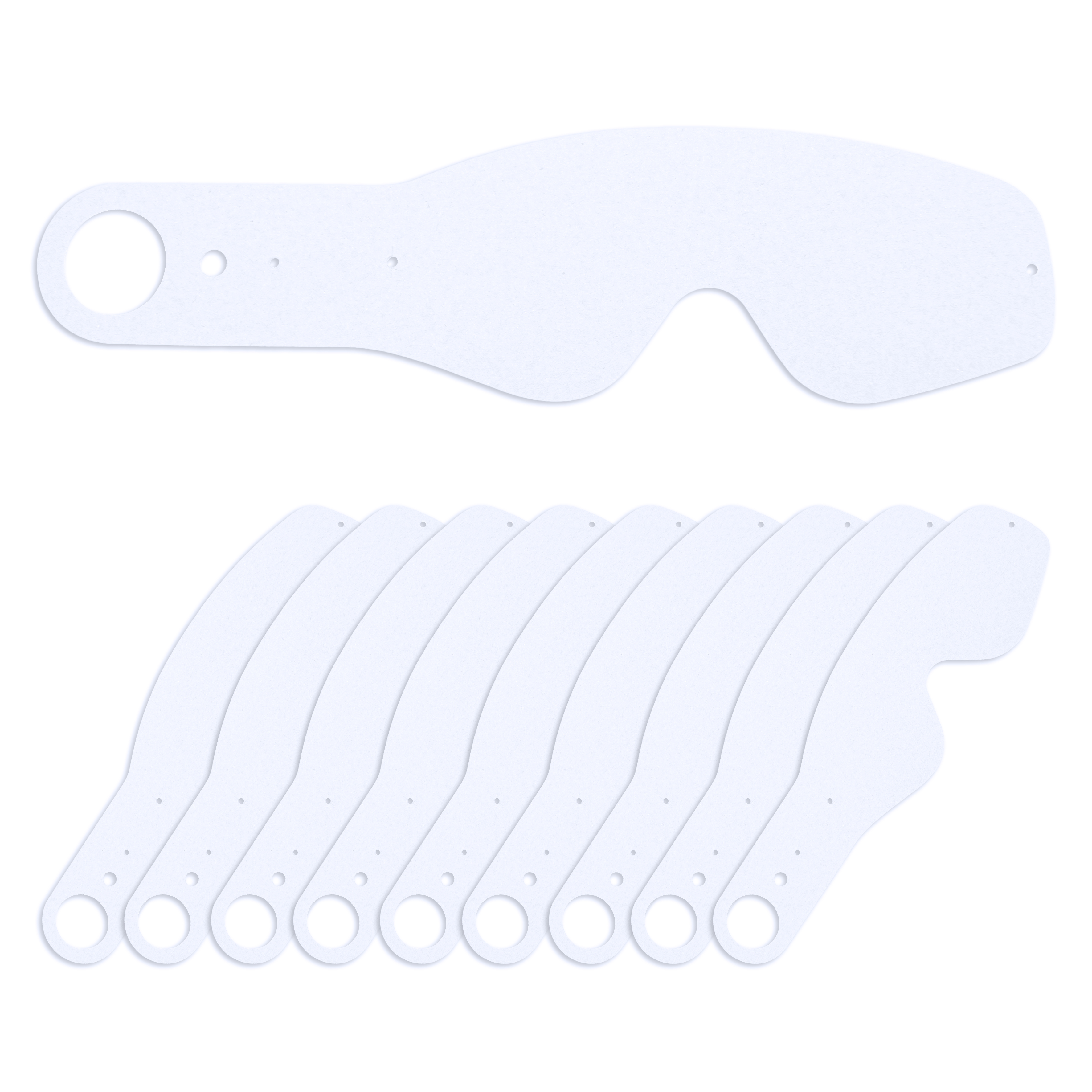 OAKLEY 2000 O-FRAME PATTERN, RNR TEAR OFF'S 10 PACK, STANDARD TYPE image 1