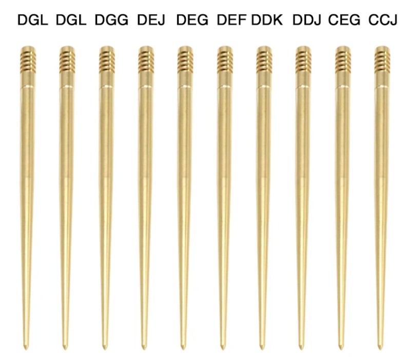 CARBURETTOR NEEDLES N427-48 SET-10 CCJ CEG DDJ DDK DEF DEG DEJ DGG DGJ DGL KEIHIN PWK33-42 PJ34-38 PE36 image 1