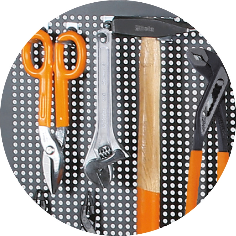 Perforated Tool Panel with Supports for Roller Cab RSC24AXLP/7 - Beta Tools 2400 RSC24AXLP/PF thumbnail 4