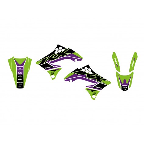 09-11 KXF450 DREAM 5 GRAPHICS, BLACKBIRD 2419AB image 1
