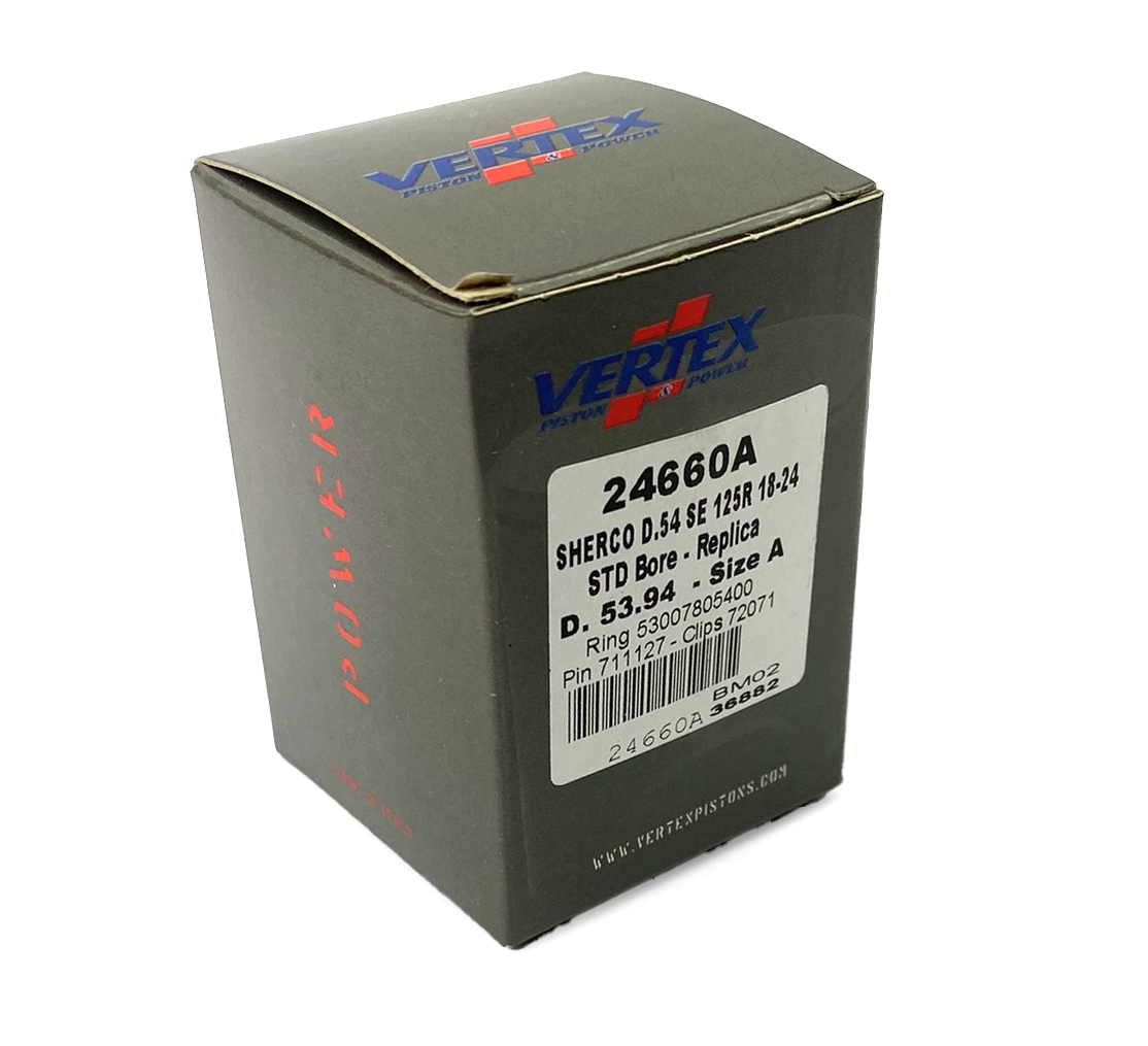 PISTON KIT VERTEX 54mm A SHERCO SE125R 2018-24, VERTEX 24660A thumbnail 2
