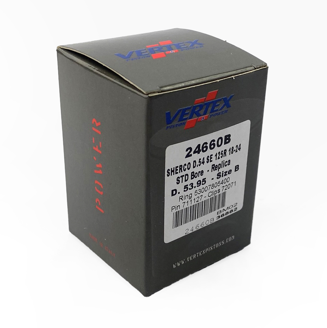 PISTON KIT VERTEX 54mm B SHERCO SE125R 2018-24, VERTEX 24660B thumbnail 2
