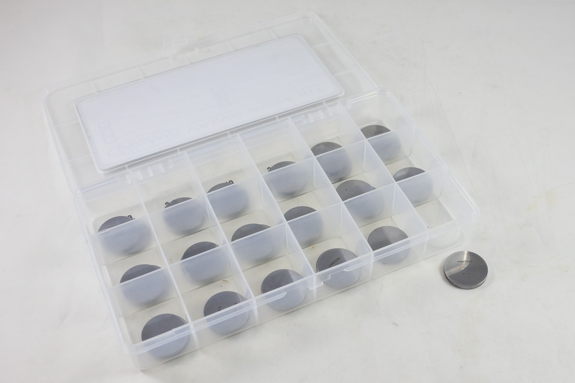 VALVE SHIM KIT 25mm 2PCS EACH SIZE 2.30-3.10mm 0.05mm INCREMENTS VINTCO 25SHIMKIT image 1