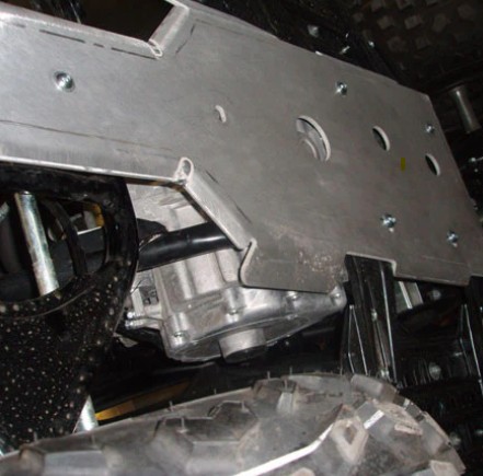 FULL SKID PLATE ALUMINUM ALL YEARS YAMAHA GRIZZLY YFM 125, 734 RICOCHET thumbnail 3