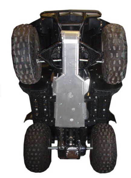 FULL SKID PLATE ALUMINUM ALL YEARS YAMAHA GRIZZLY YFM 125, 734 RICOCHET thumbnail 2