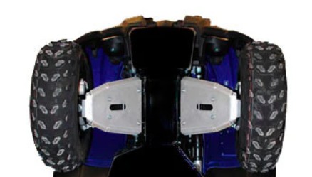 A-ARM SKID PLATES ALUMINUM 12-14 YAMAHA GRIZZLY YFM 350, 763A RICOCHET thumbnail 2
