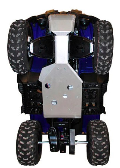 FULL SKID PLATE ALUMINUM 12-14 YAMAHA GRIZZLY YFM 350, 763 RICOCHET thumbnail 2