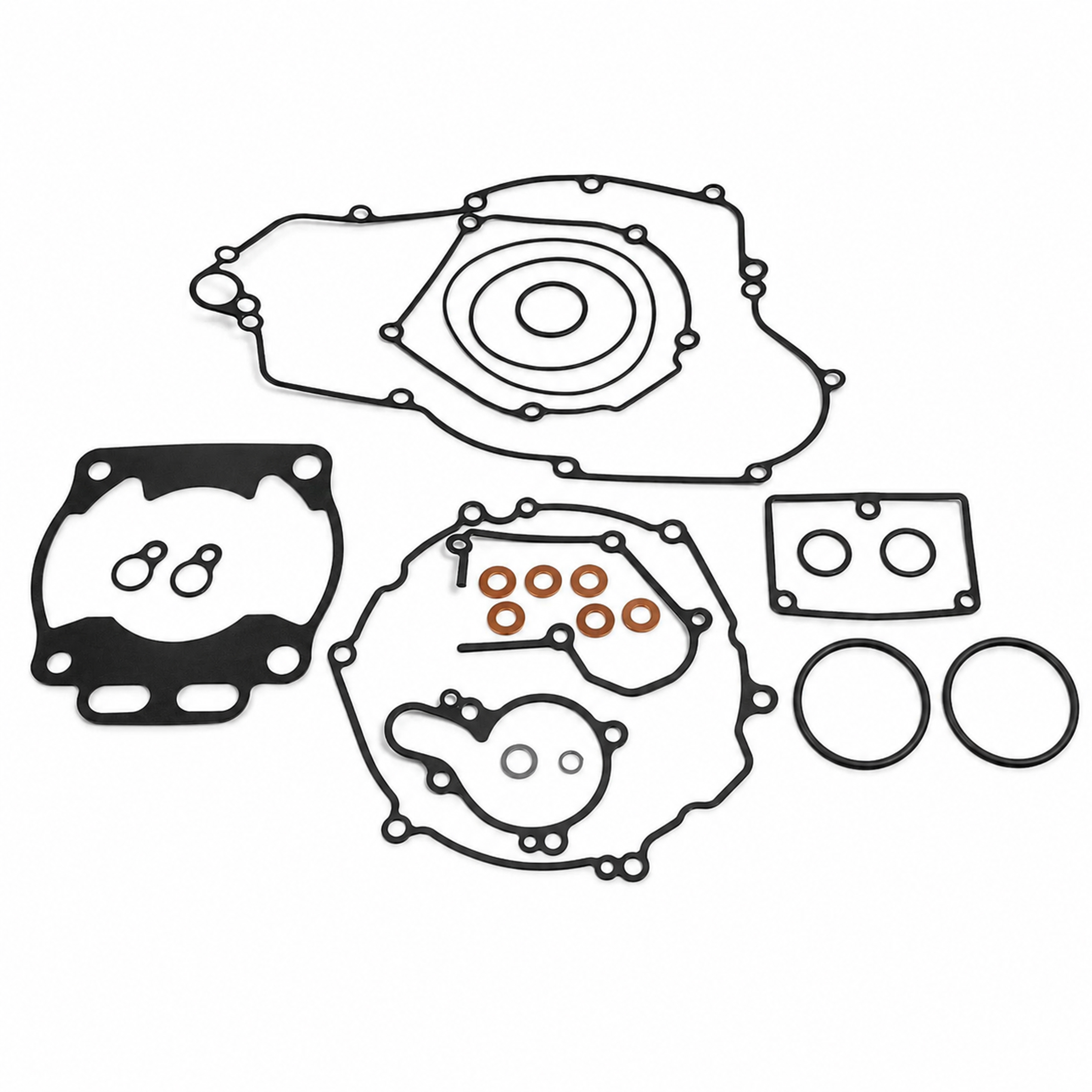 GASKET FULL SET 05-08 KX250, ATHENA P400250850021 24pcs image 1