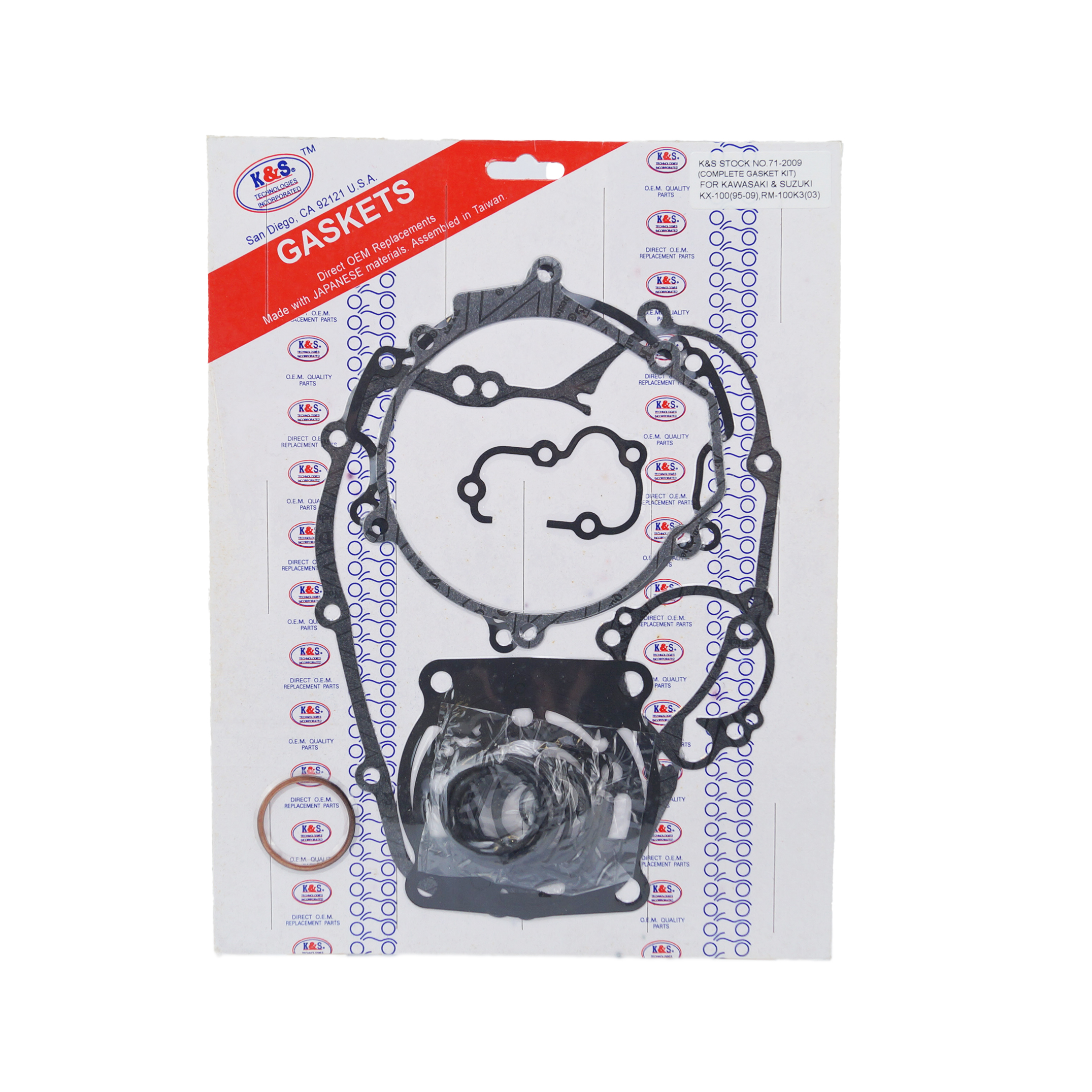 GASKET FULL SET 98-03 KX/RM100 image 1