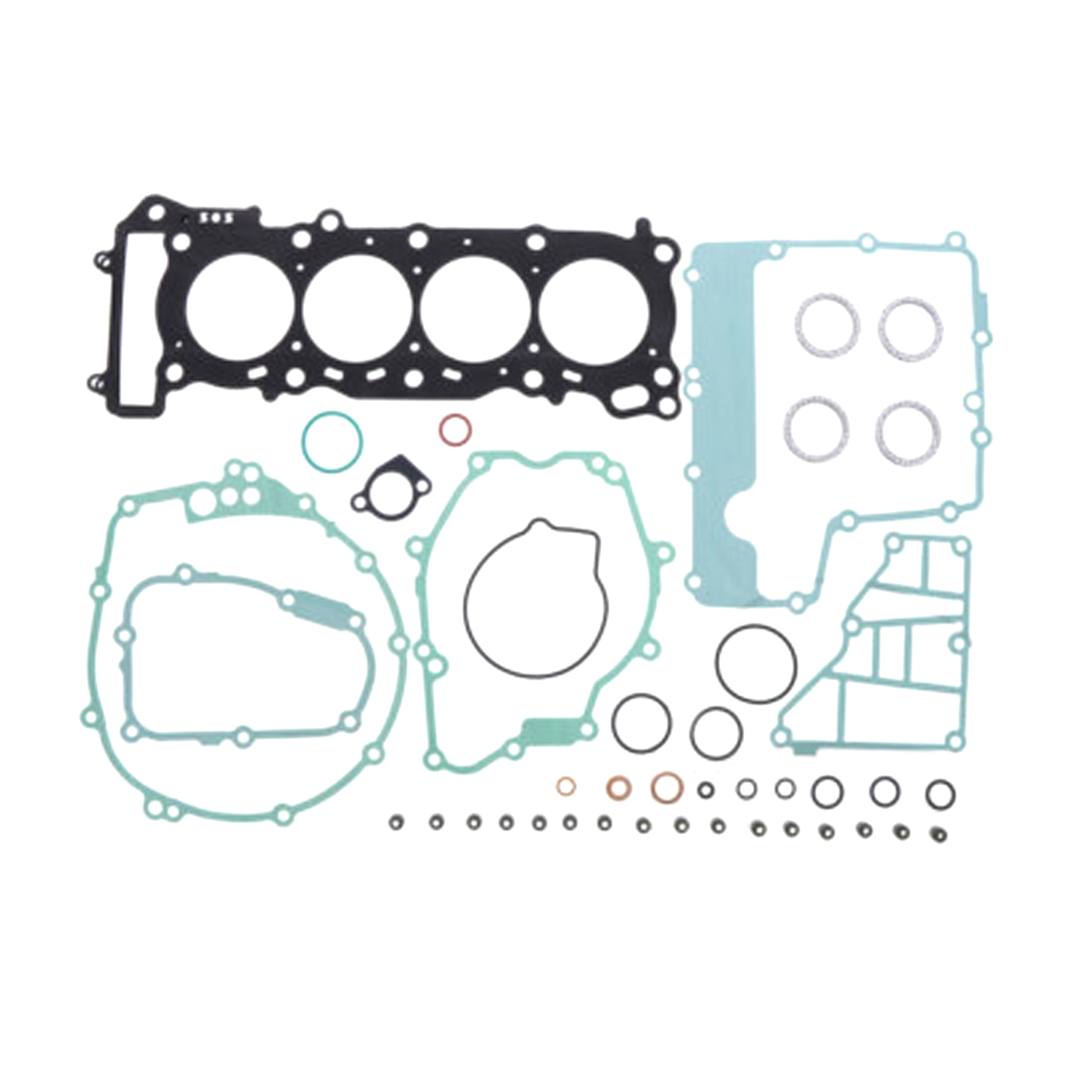 GASKET FULL SET XJ600 JX6, ATHENA P400485870169 YAMAHA image 1