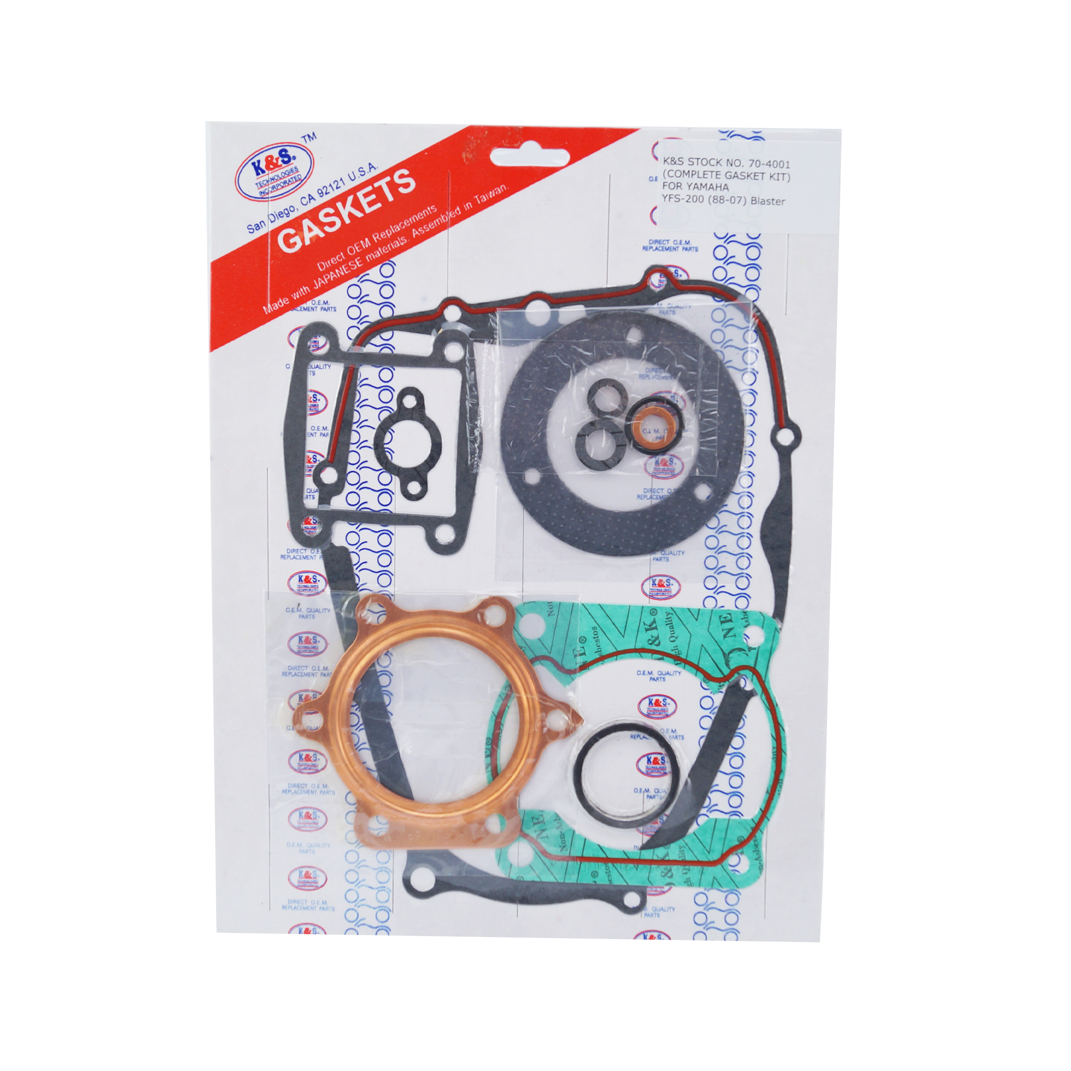 GASKET FULL SET 88-06 YFS 200 KS70-4001 image 1