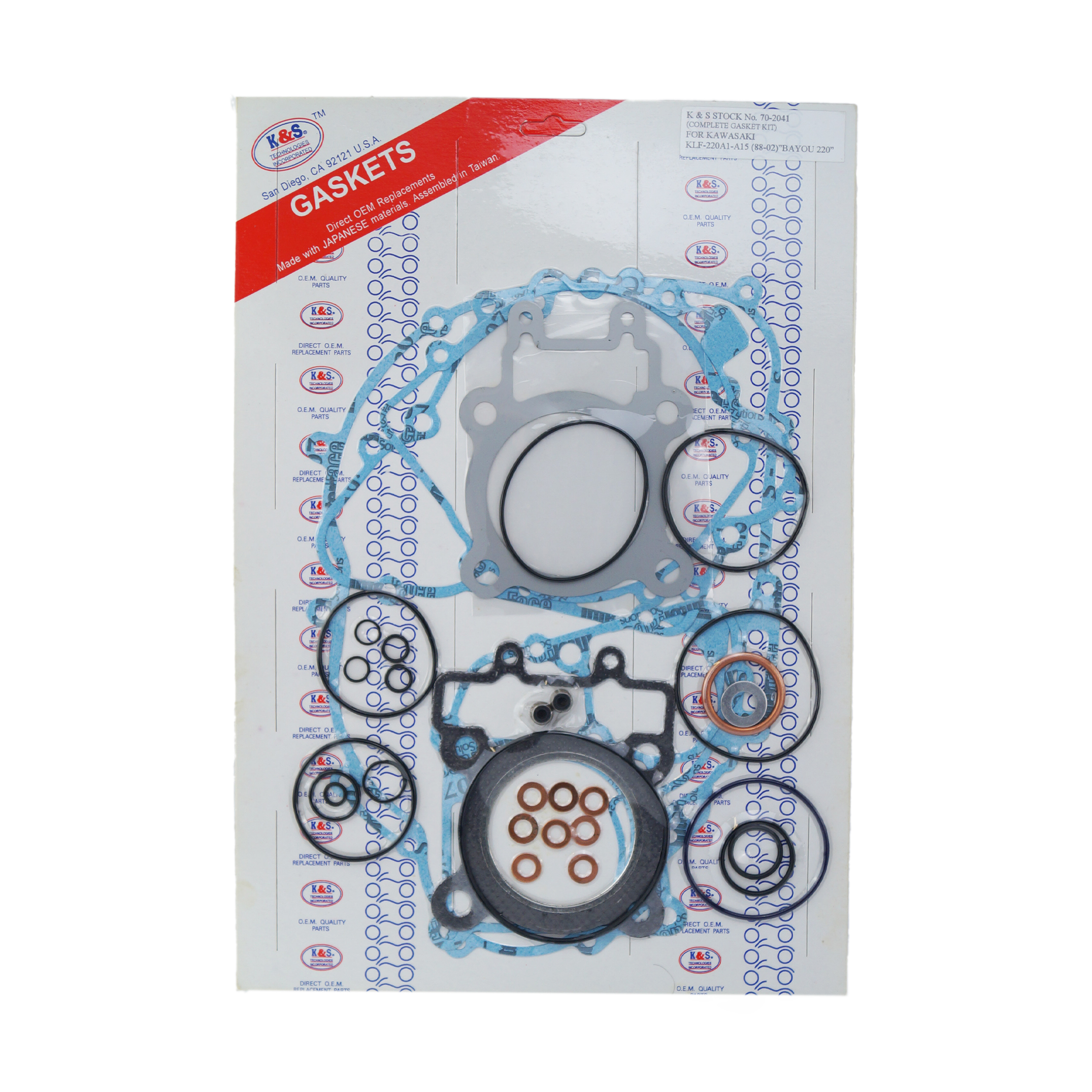 GASKET FULL SET 88-02 KLF220 image 1