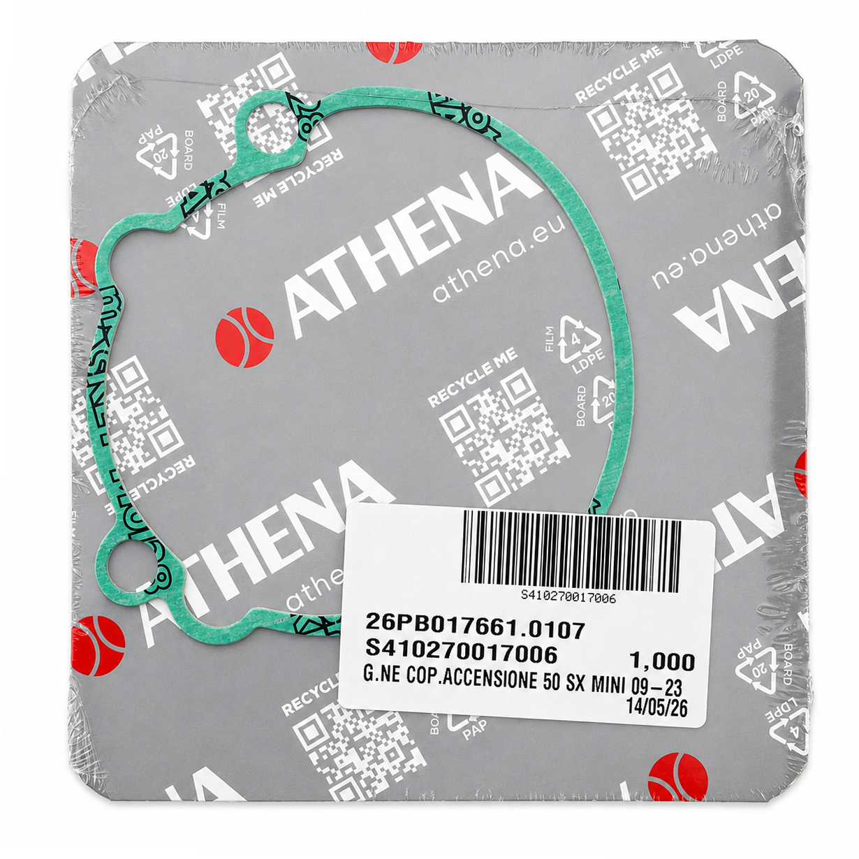 ALTERNATOR GENERATOR COVER GASKET KTM SX 50 09-23 ATHENA S410270017006 thumbnail 2