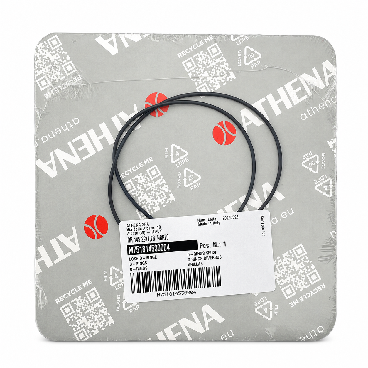 OUTER CLUTCH COVER O-RING GASKET SHERCO SEF 250 300 ATHENA M751814530004 thumbnail 2