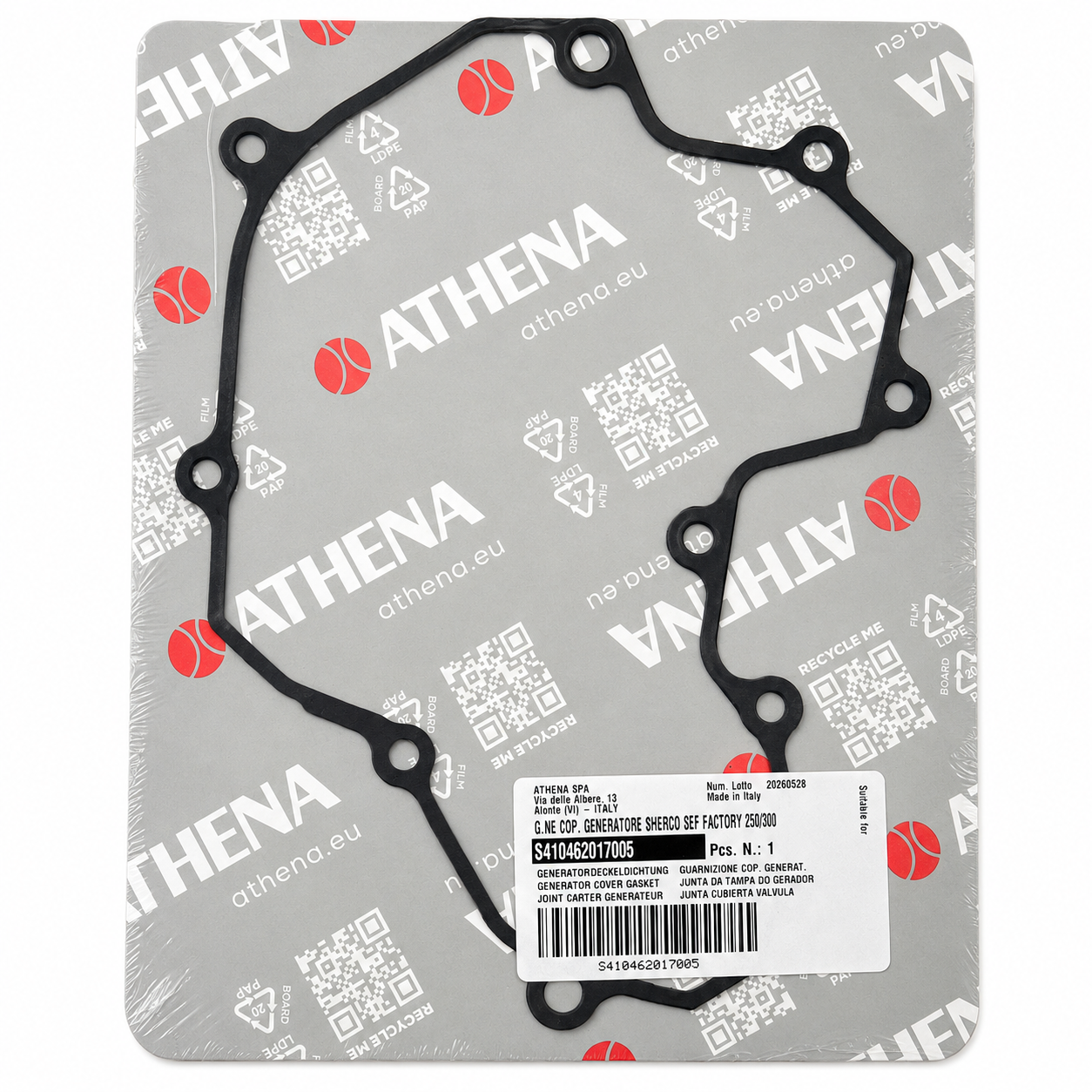 GENERATOR STATOR GASKET SHERCO SEF 250 300 ATHENA S410462017005 thumbnail 2