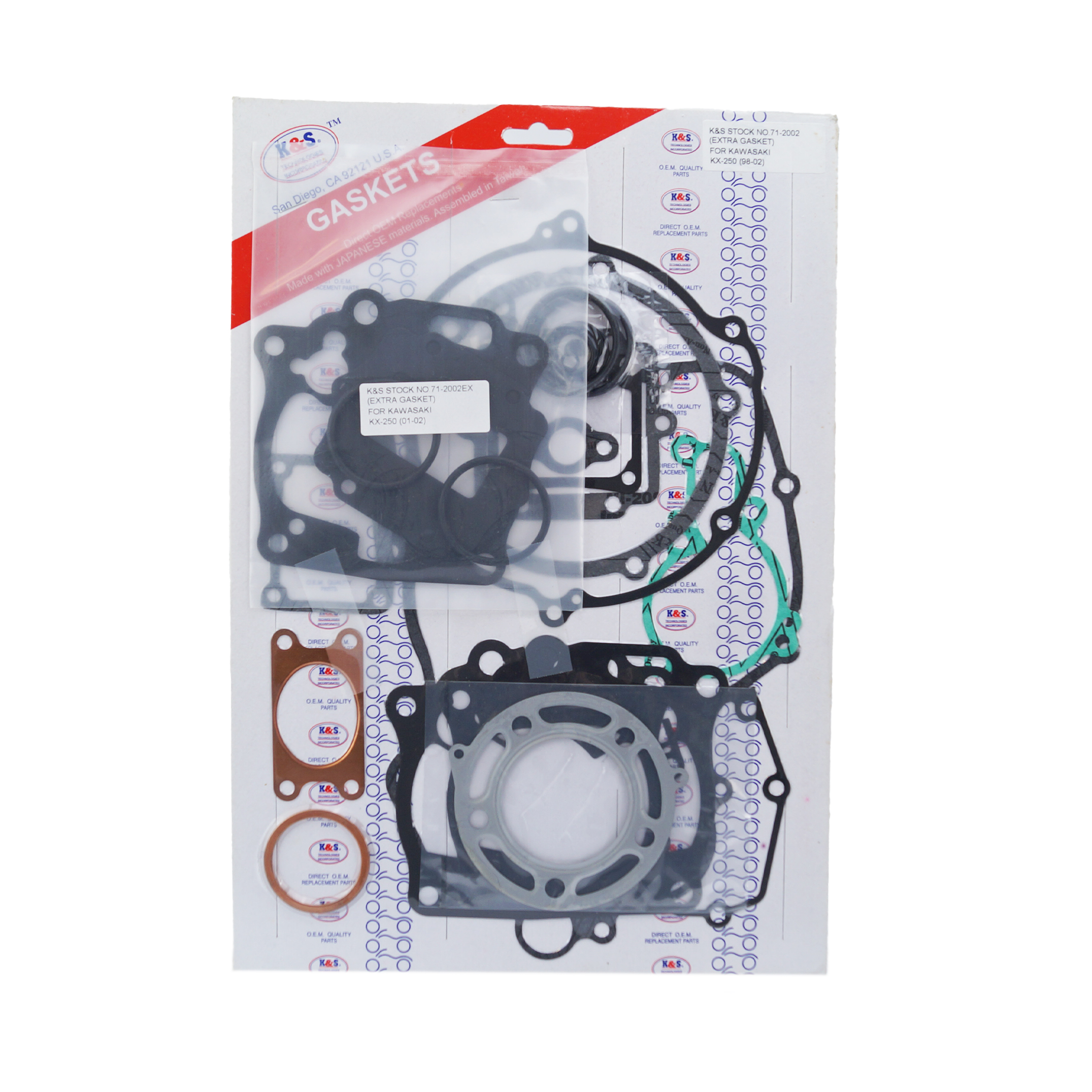 GASKET FULL SET 98-02 KX125 28-8003_KS image 1