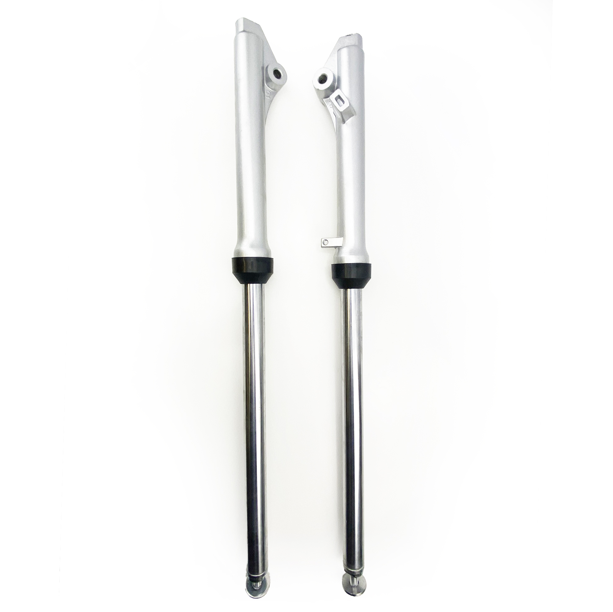 FRONT FORK TUBE ASSEMBLIES PAIR YAMAHA PW80 (PAIR) SILVER thumbnail 2