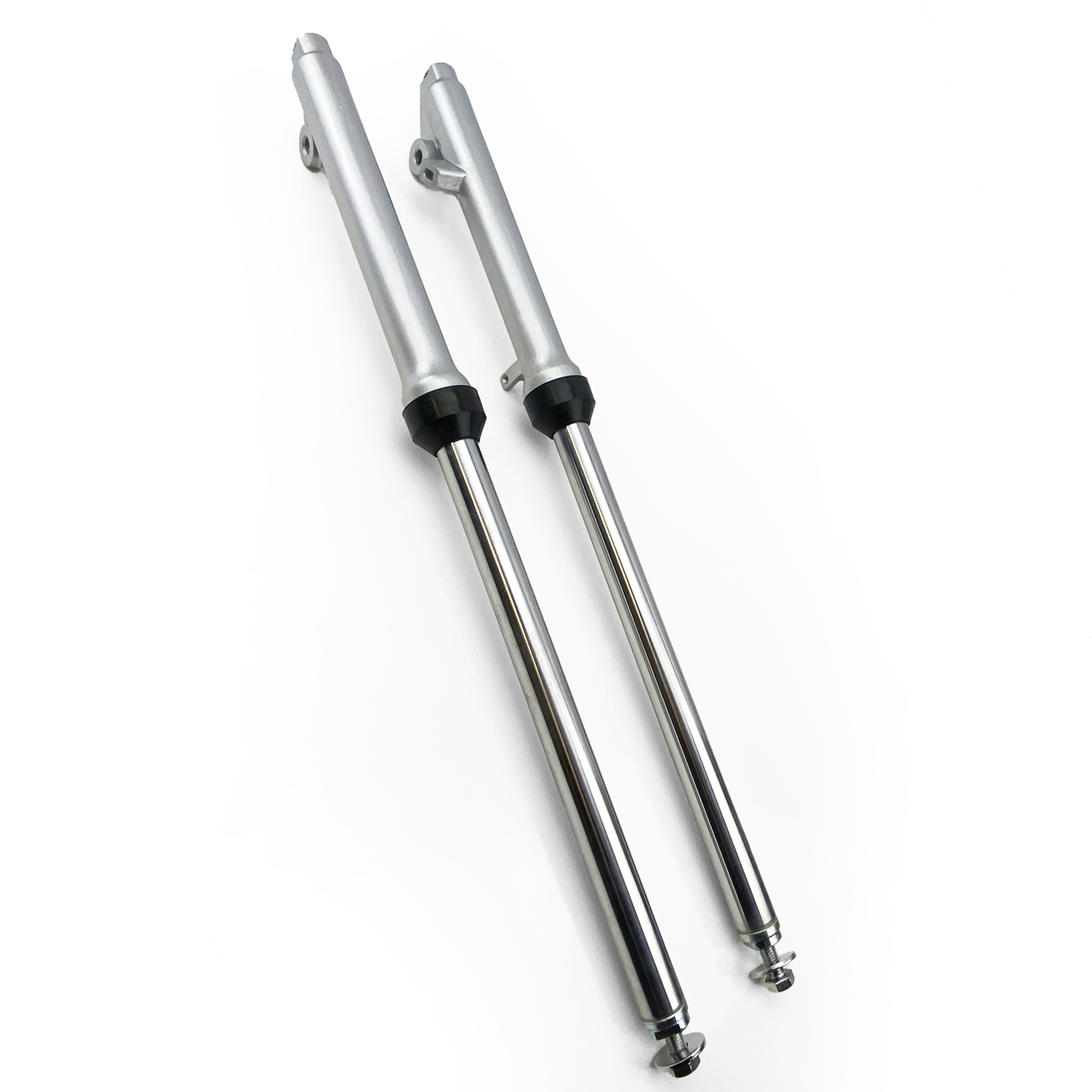 FRONT FORK TUBE ASSEMBLIES PAIR YAMAHA PW80 (PAIR) SILVER