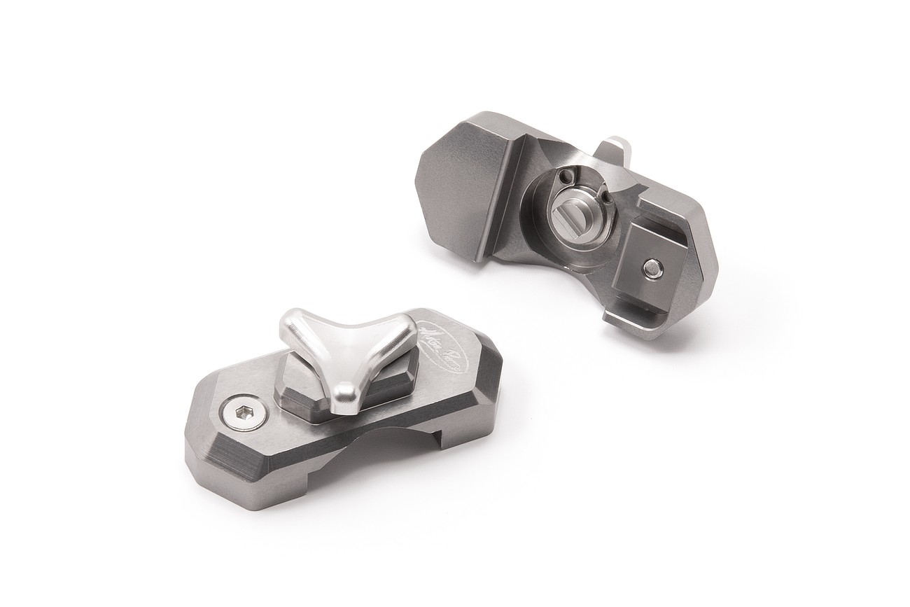 FORK COMPRESSION ADJUSTER SET SHOWA FORKS WITH SHORT ADJUSTER MOTION PRO 11-0122 image 1