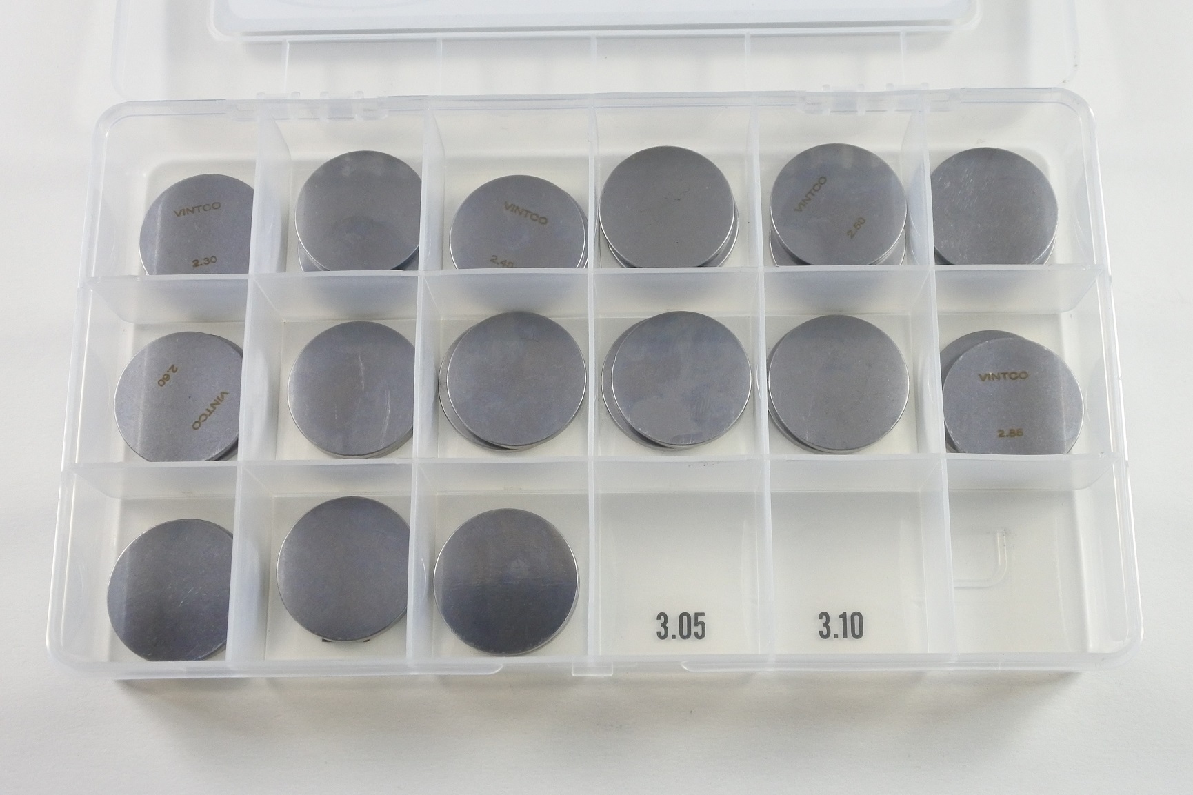 VALVE SHIM KIT 29.5mm 2.30-3.00mm 0.05mm INCREMENTS VINTCO 29.5SHIMKIT thumbnail 3