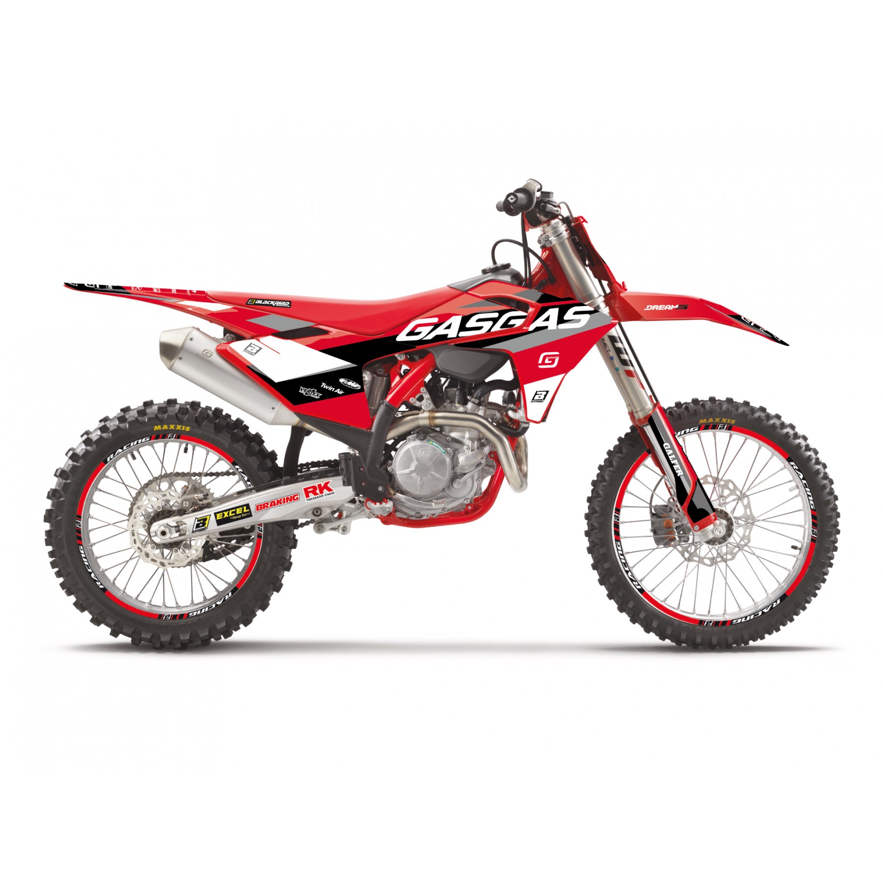 2024-2025 MC/EC GASGAS DREAM 5 CHROME EFX GRAPHICS, BLACKBIRD 2909ABCRO image 1