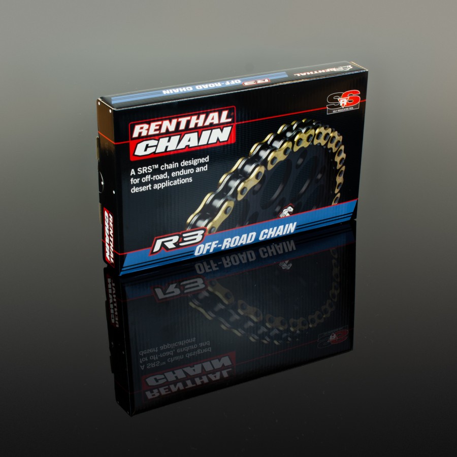 RENTHAL 520-120L R3-3 O-RING CHAIN image 1