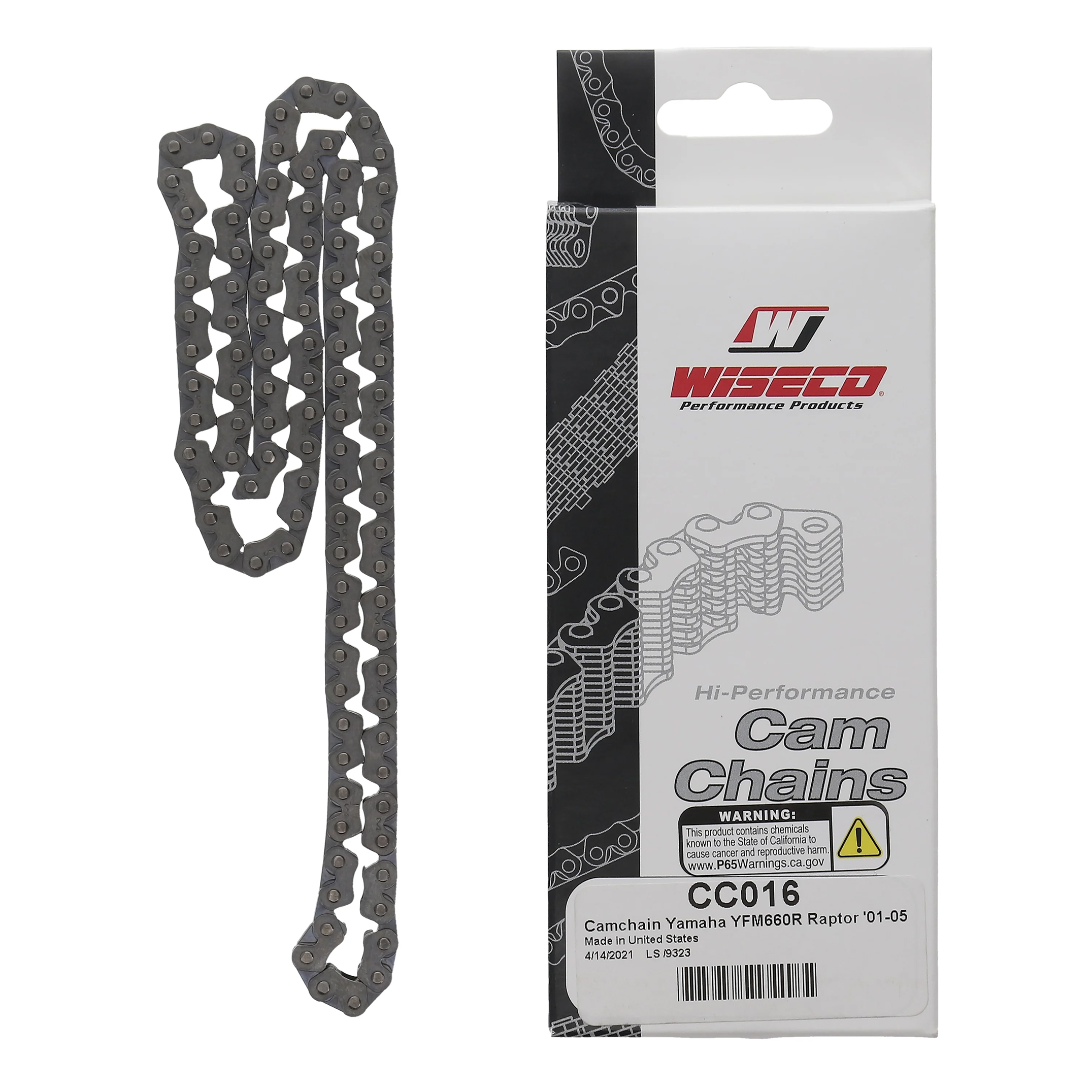 CAM CHAIN 82RH2015 126L RAPTOR 660 01-05, WISECO CC016, OLD No. 30-518.WI 94591-40126-00