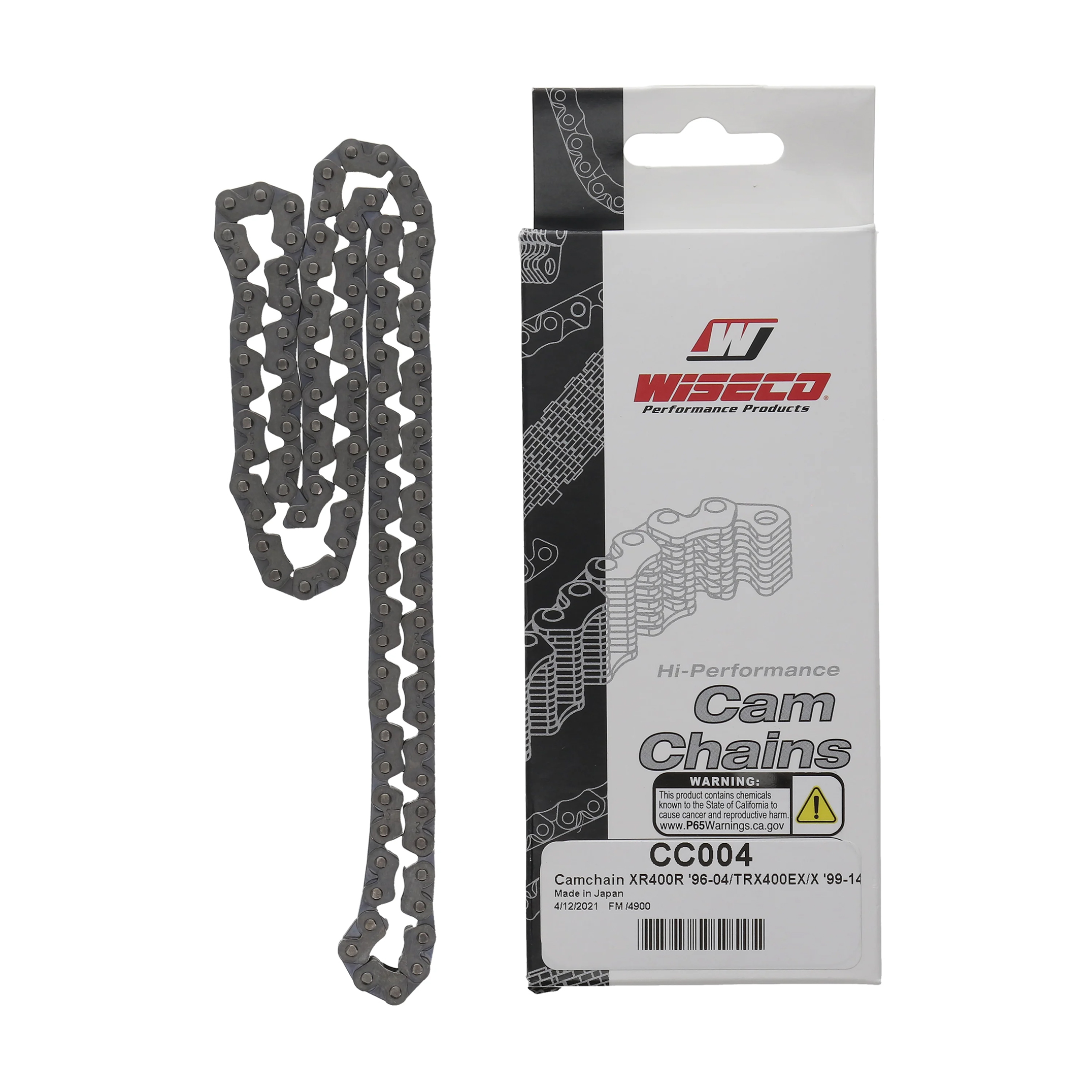 CAM CHAIN TRX420,RANCHER, WISECO CC028 image 1