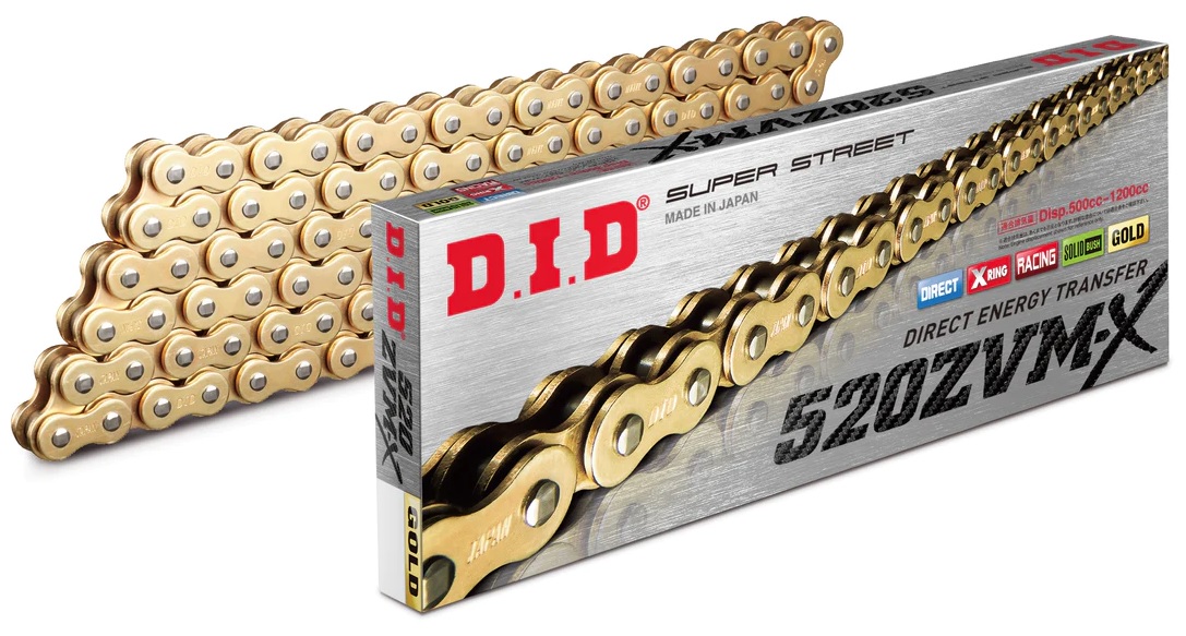 DID 520ZVM-X GOLD CHAIN 112L ZJ, DID520ZVMXGG112, 3012452