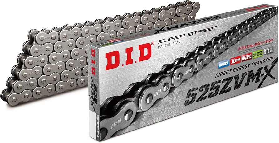 DID 525ZVM-X BLACK CHAIN 120L DID525ZVMX120