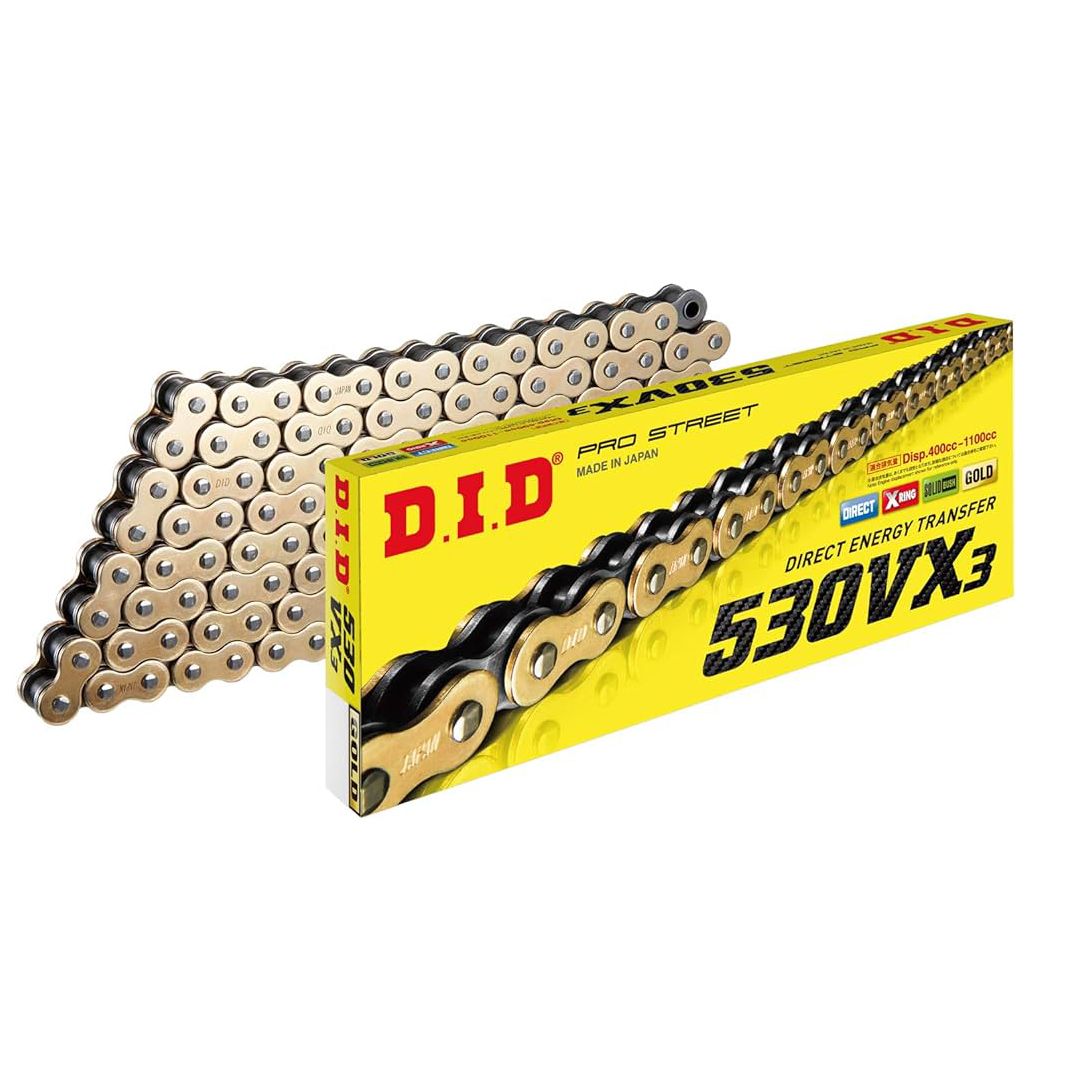 DID 530VX3 X-RING GB CHAIN 110L ZJ DID530VXGB110