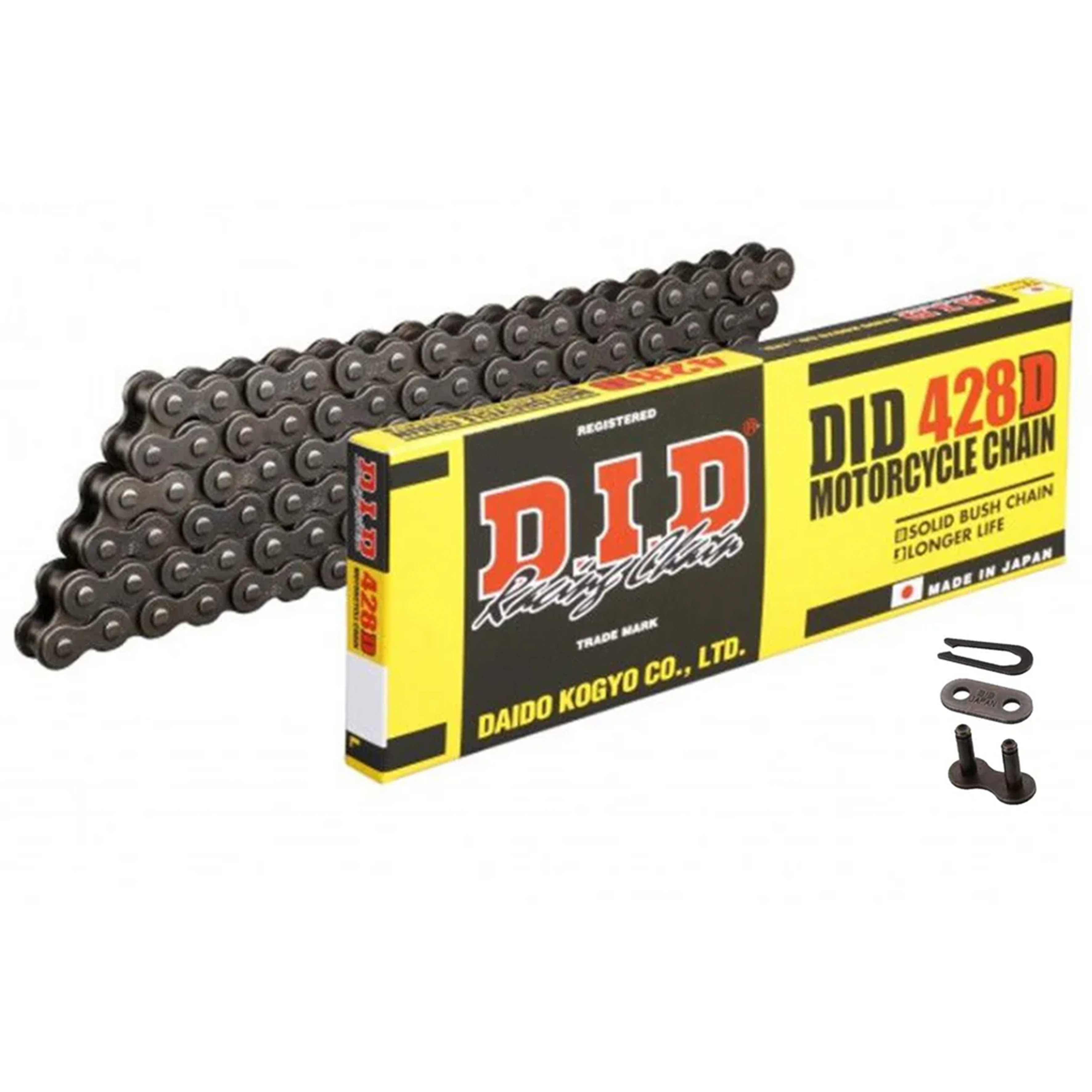 DID 428D [RJ] CHAIN 128L BLACK DID428D128 image 1