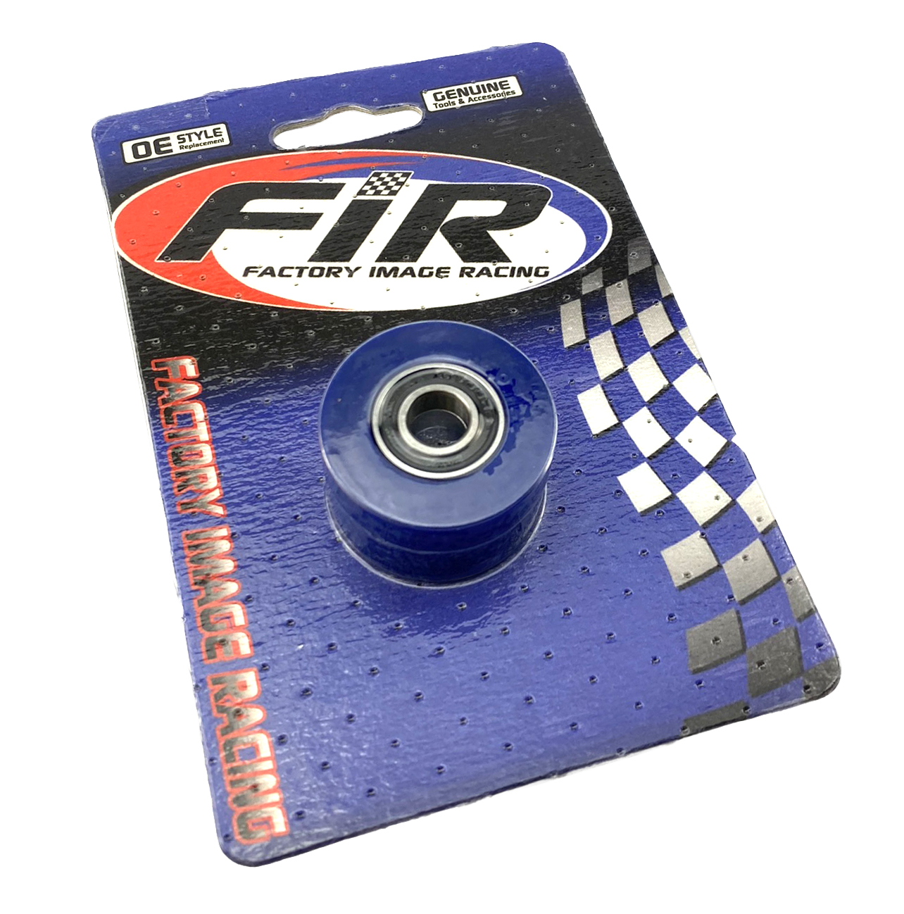 CHAIN ROLLER 10x35mm, RUBBER SEALED BEARINGS BLUE HOLE 10mm thumbnail 2