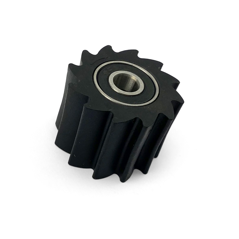 CHAIN ROLLER BLACK IDxODxW 8x38x27, LONG LASTING / 38MM OD / SPROCKETED