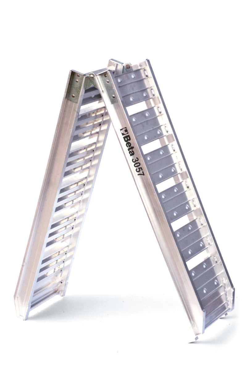 Aluminum Ramp for Loading/Unloading Motorcycles 2220x280mm 350kg Capacity - Beta Tools 3057 image 1