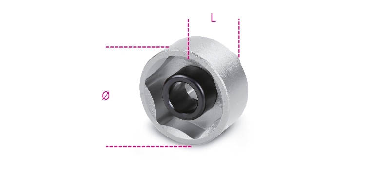 Hexagon Socket for Wheel Hub Nuts 28mm - Beta Tools 3075A 28 thumbnail 4