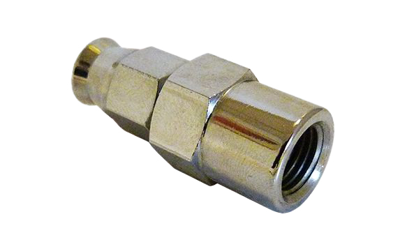 3/8 UNF FEMALE CONVEX 600-03 BRAKE HOSE END CHROME VENHILL 3/20375FHC BUILDALINE image 1