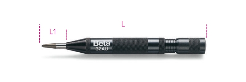 Automatic Centre Punch 3mm - Beta Tools 32AU thumbnail 3