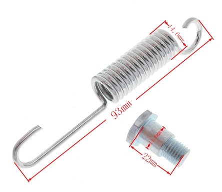90mm SPRING & PIVOT SIDESTAND CRF50 TTR LIFAN YX ZONSGHEN SSR DIRT PIT BIKE thumbnail 3