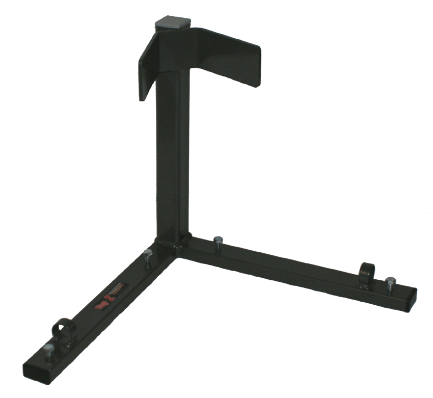 WHEEL CHOCK ANCHOR BLACK, MX / ROAD STABILIZER SUPPORT