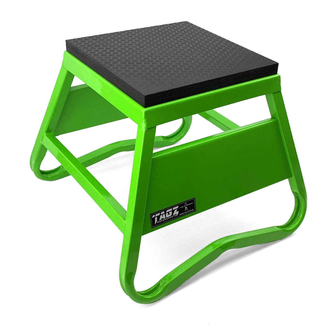 HEAVY DUTY STEEL BOX STAND MX, SMALL / 300mm HIGH MX STAND, GREEN