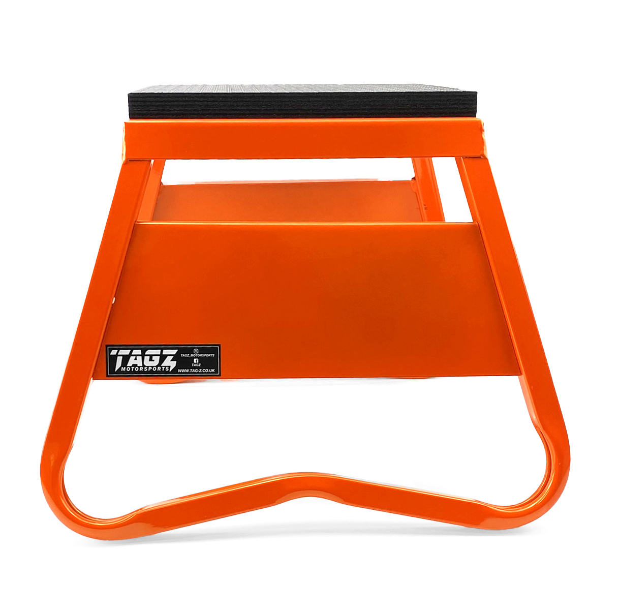 HEAVY DUTY STEEL BOX STAND MX, SMALL / 300mm HIGH MX STAND, ORANGE thumbnail 4