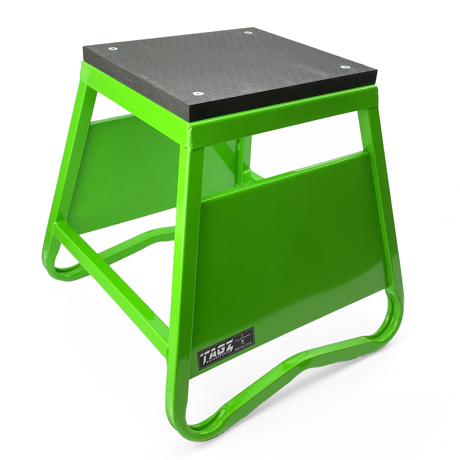 HEAVY DUTY STEEL BOX STAND MX, MEDIUM / 380mm HIGH MX STAND, GREEN
